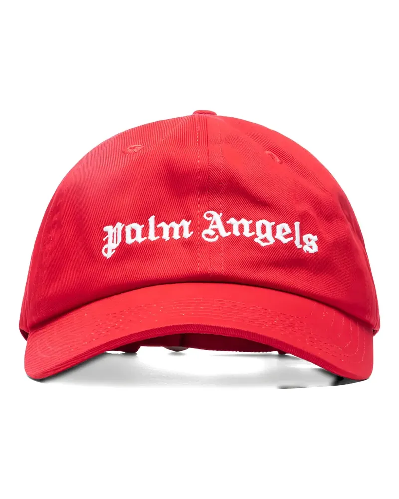 Palm Angels Baseballkappe mit Logo-Stickerei - Rot Rot