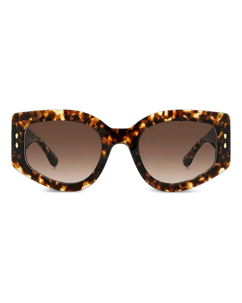 Isabel Marant Sonnenbrille mit Oversized-Gestell - Braun Braun
