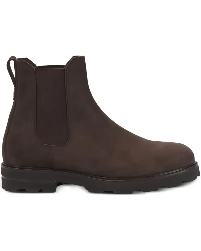 Brioni Chelsea-Boots aus Wildleder - Braun Braun