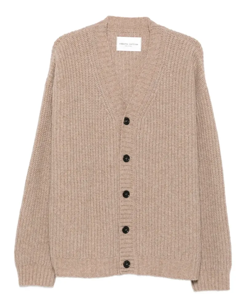Roberto Collina Cardigan mit V-Ausschnitt - Braun Braun