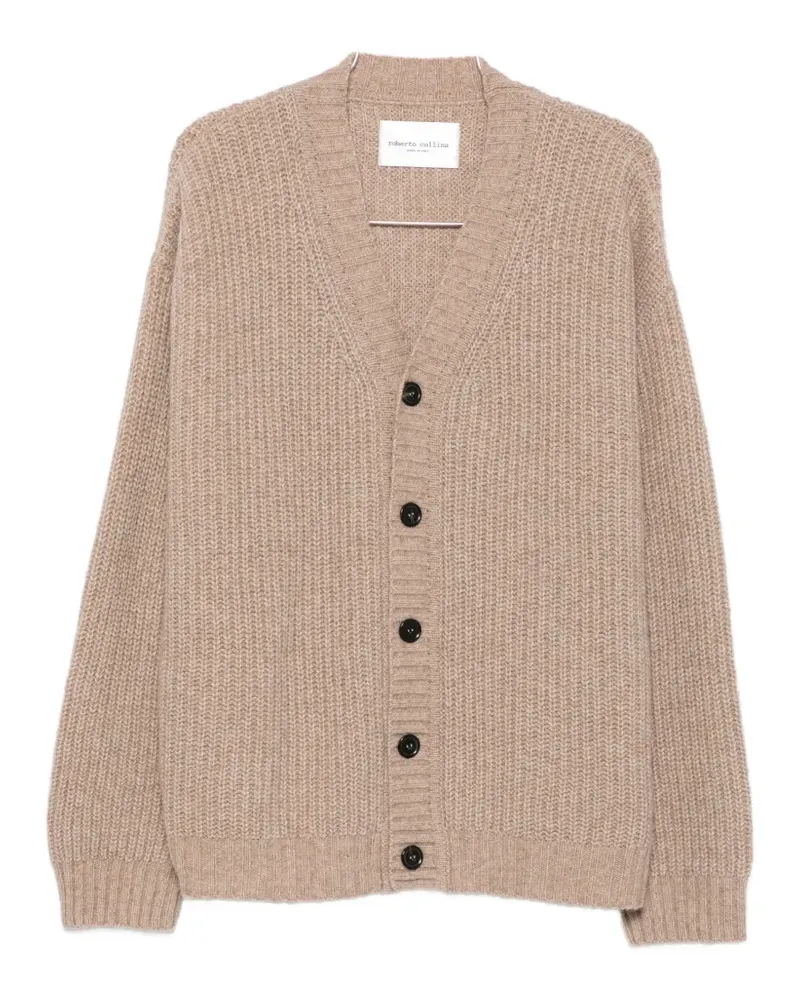 Roberto Collina V-neck cardigan - Braun Braun