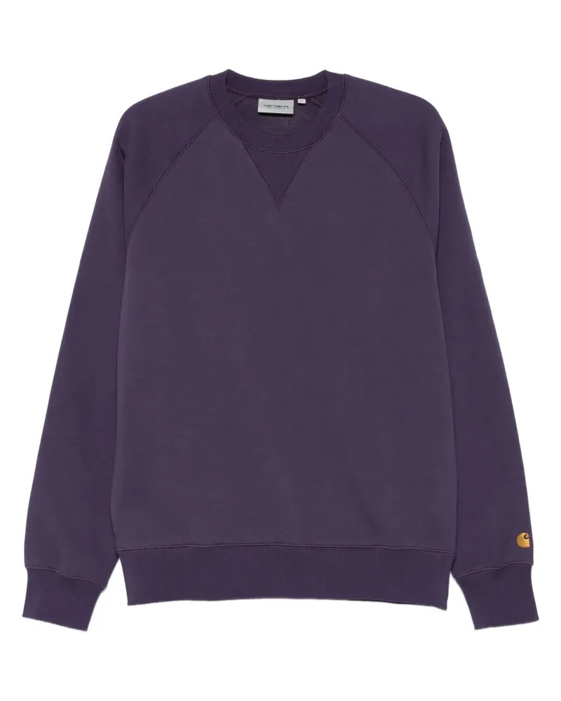 Carhartt WIP Sweatshirt mit Logo-Stickerei - Violett Violett