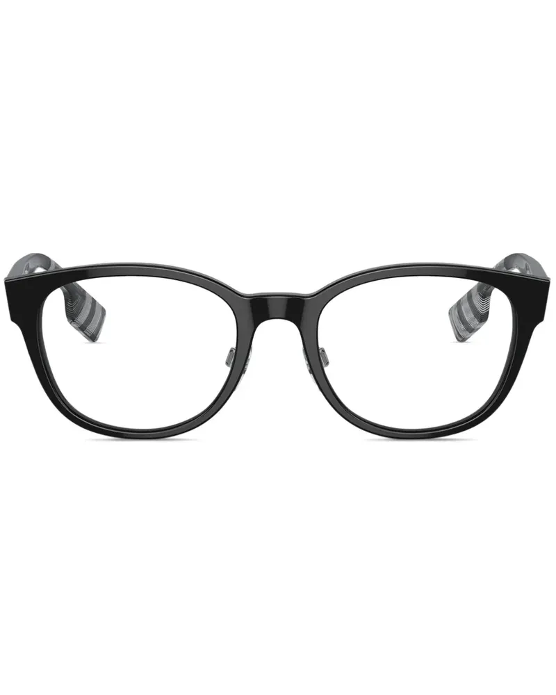 Burberry Brille mit eckigem Gestell - Schwarz Schwarz
