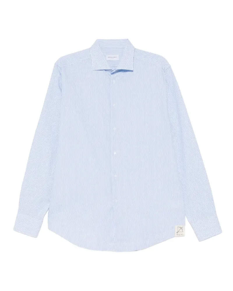 Family First striped long-sleeve shirt - Blau Blau