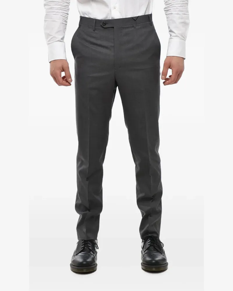 Corneliani four-pocket virgin wool trousers - Grau Grau