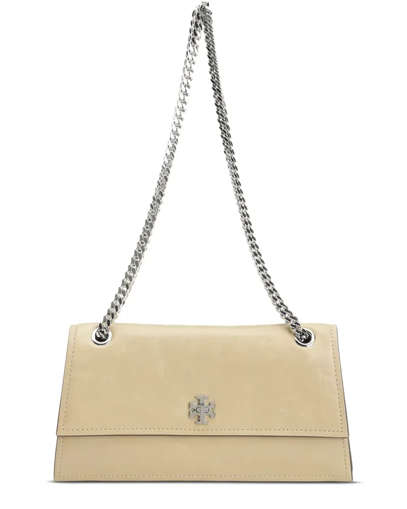 Tory Burch Mittelgroße Kira Schultertasche mit Drehverschluss - Nude Nude