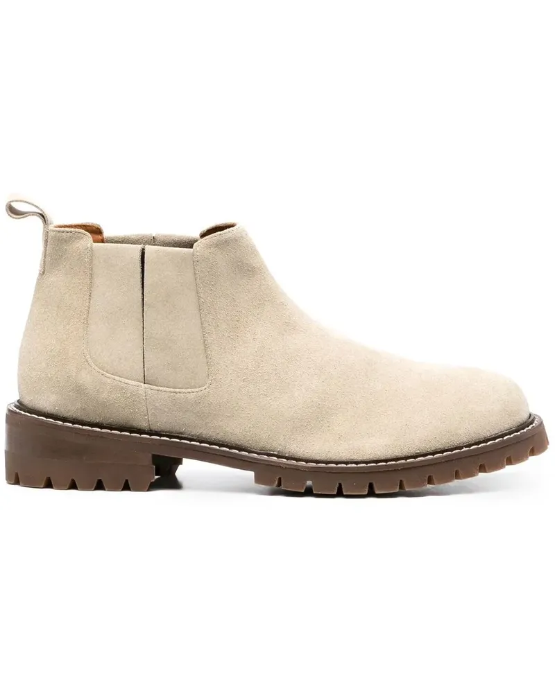 Paul Warmer Sachetto Chelsea-Boots aus Wildleder - Nude Nude