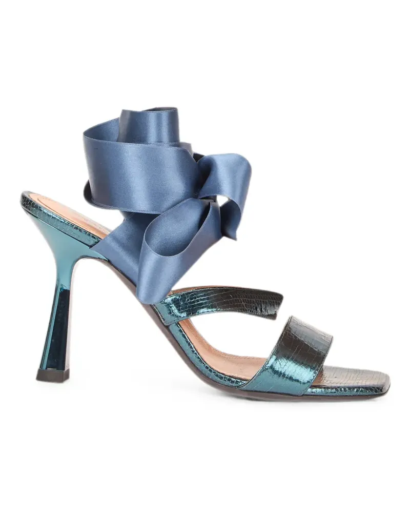 Alberta Ferretti Sandalen mit Satin-Finish - Blau Blau