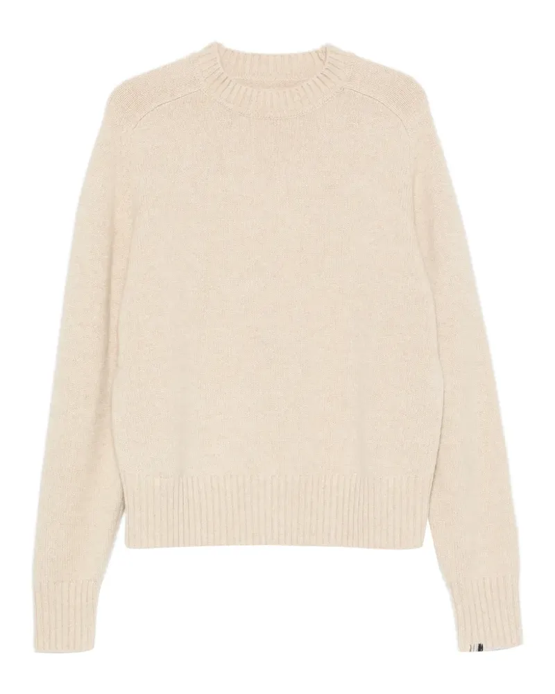 extreme cashmere Nº 123 Bourgeois Pullover aus Rippstrick - Nude Nude