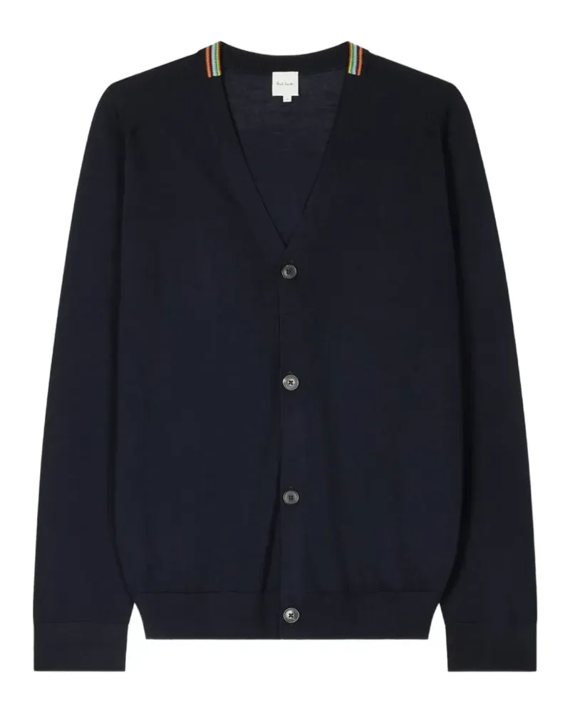 Paul Smith Cardigan mit Streifen - Blau Blau