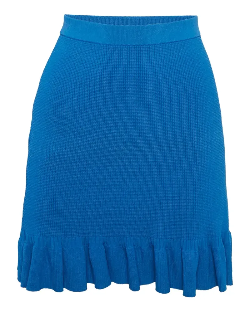 Sandro Gestrickter Minirock - Blau Blau