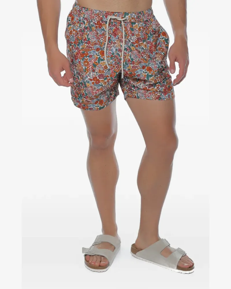 MC2 Saint Barth Lighting floral-print swim shorts - Grün Grün