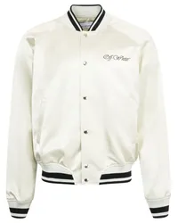 OFF-WHITE College Bomberjacke Weiß