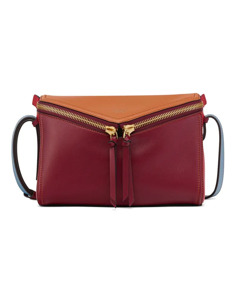MCM Kleine Diamante Schultertasche - Rot Rot