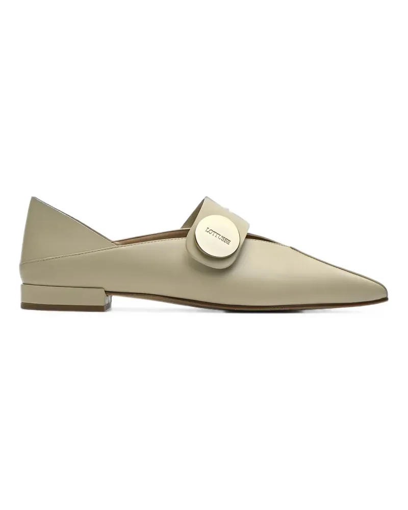 Lottusse Carla Ballerinas mit Logo - Nude Nude