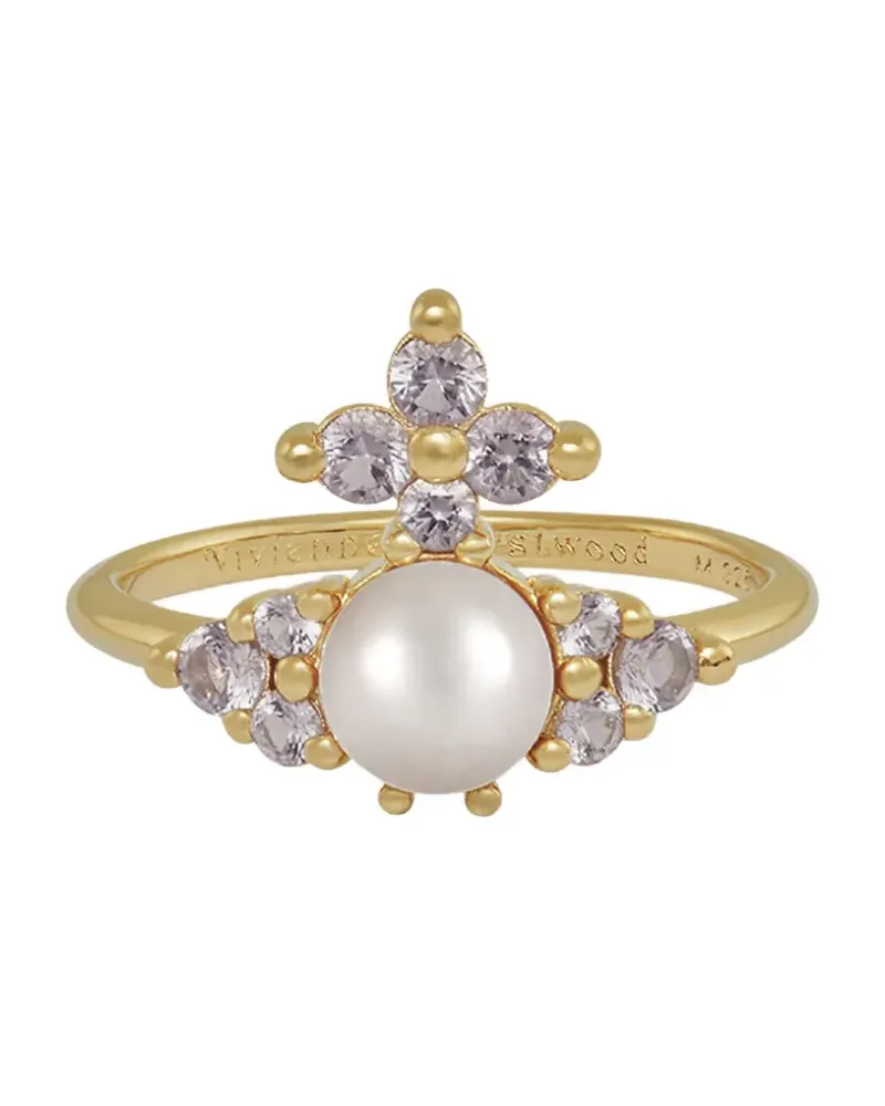 Vivienne Westwood Feodora Orb ring - Gold Gold