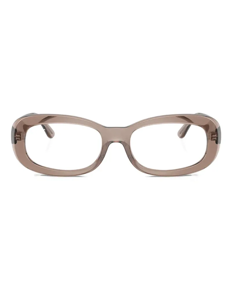 Ray Ban Brille mit ovalem Gestell - Nude Nude