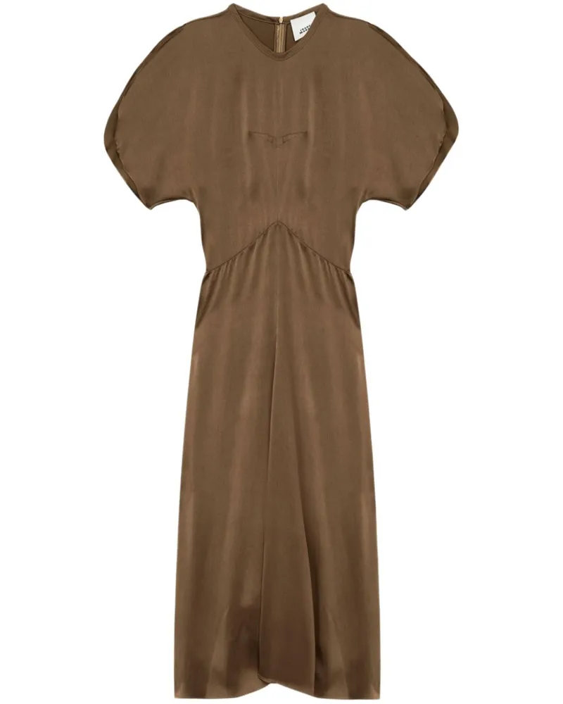 Isabel Marant Keany Kleid - Braun Braun