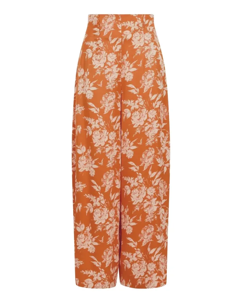 Rosie Assoulin Hose mit Blumenprint - Orange Orange