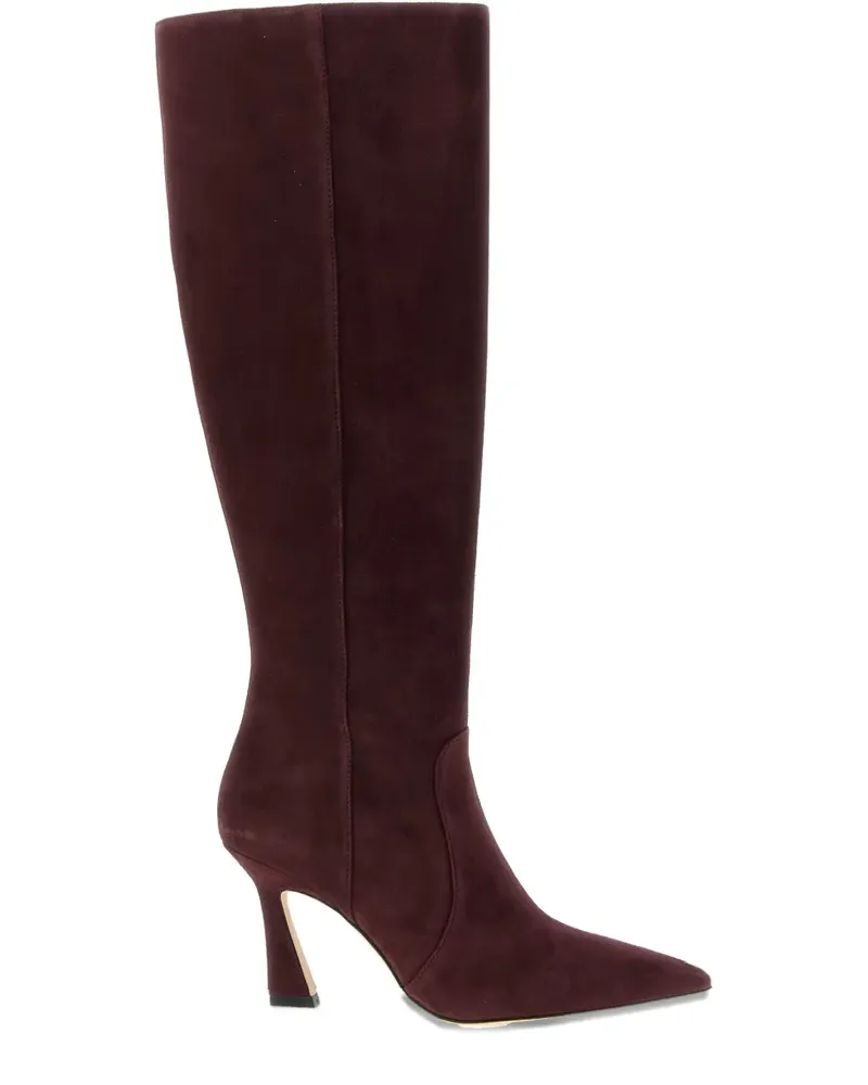 Stuart Weitzman Vinnie Stiefel mit Reißverschluss 85mm - Rot Rot