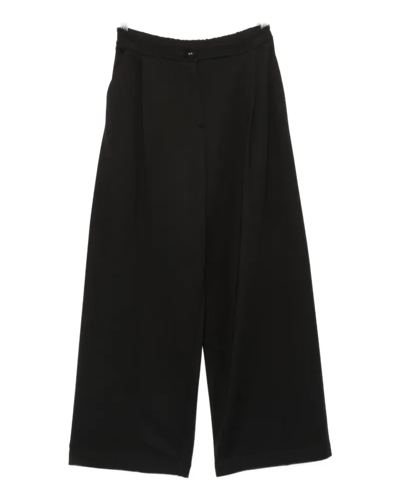 IMPERIAL pleated wide-leg trousers - Schwarz Schwarz