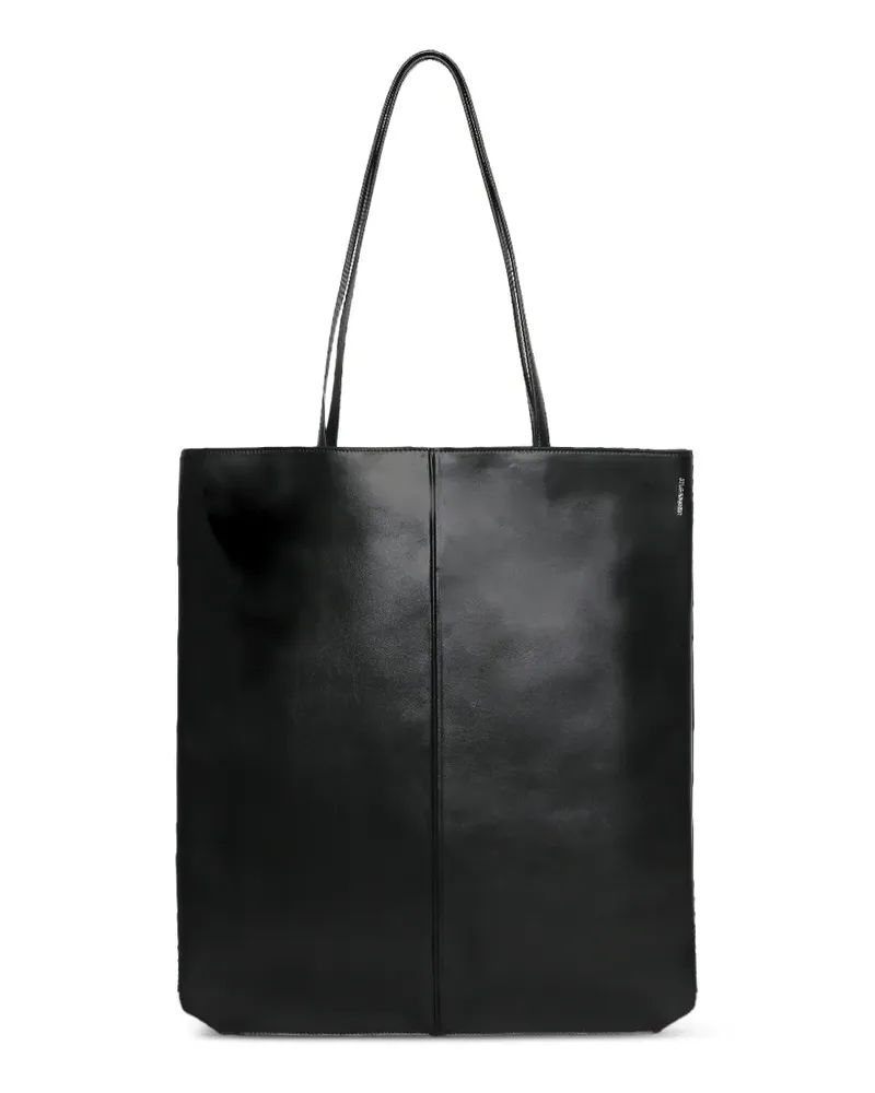 Jil Sander vertical shoulder bag - Schwarz Schwarz