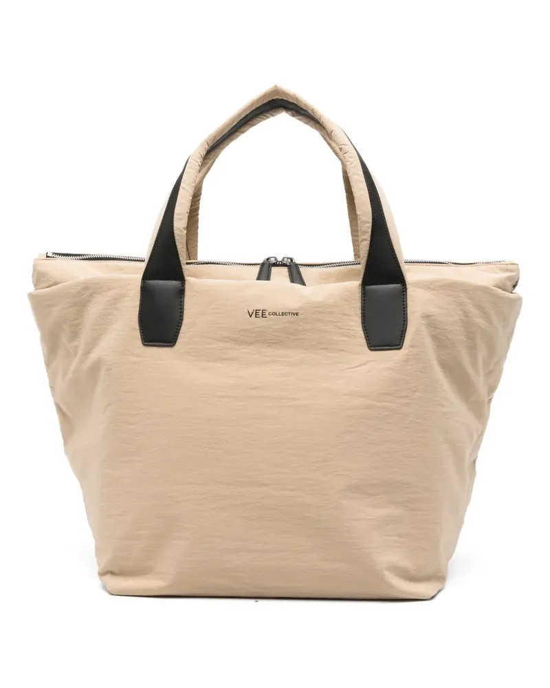 VeeCollective medium Porter Essence tote bag - Nude Nude