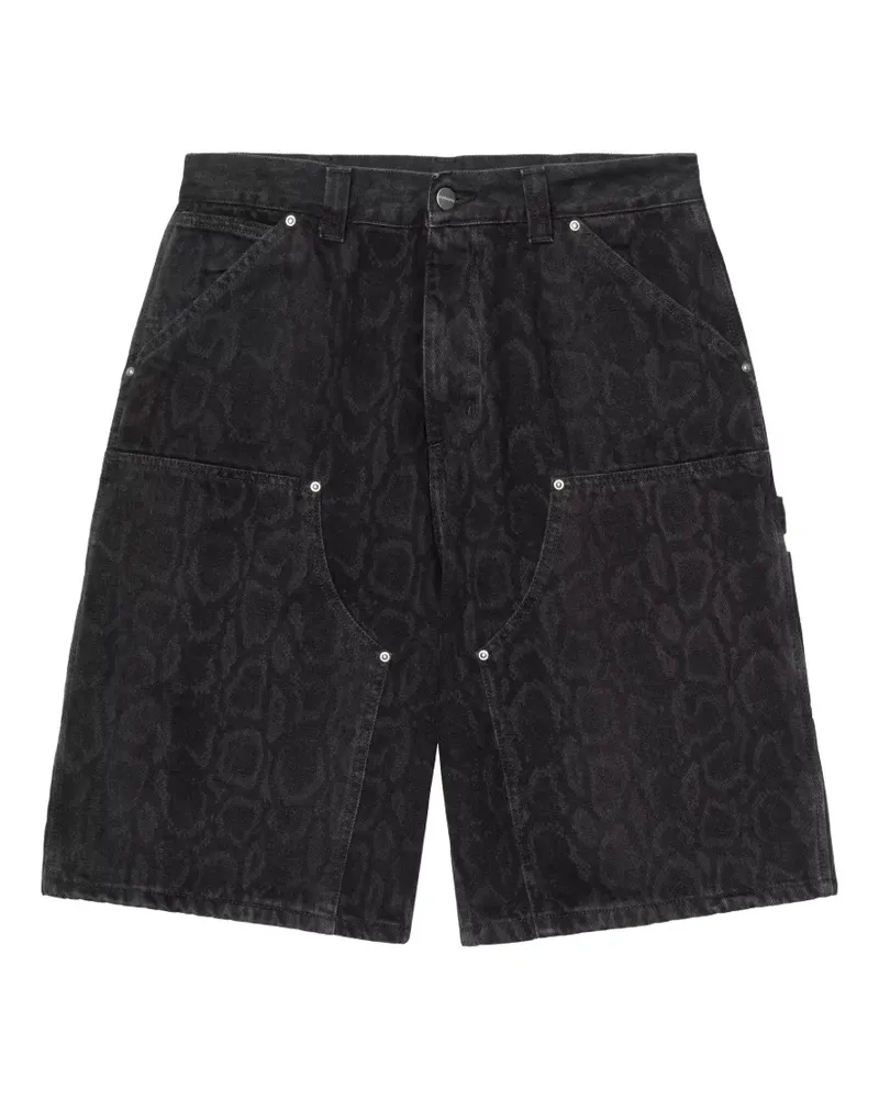 Carhartt WIP OG Doible Knee snake print shorts - Grau Grau