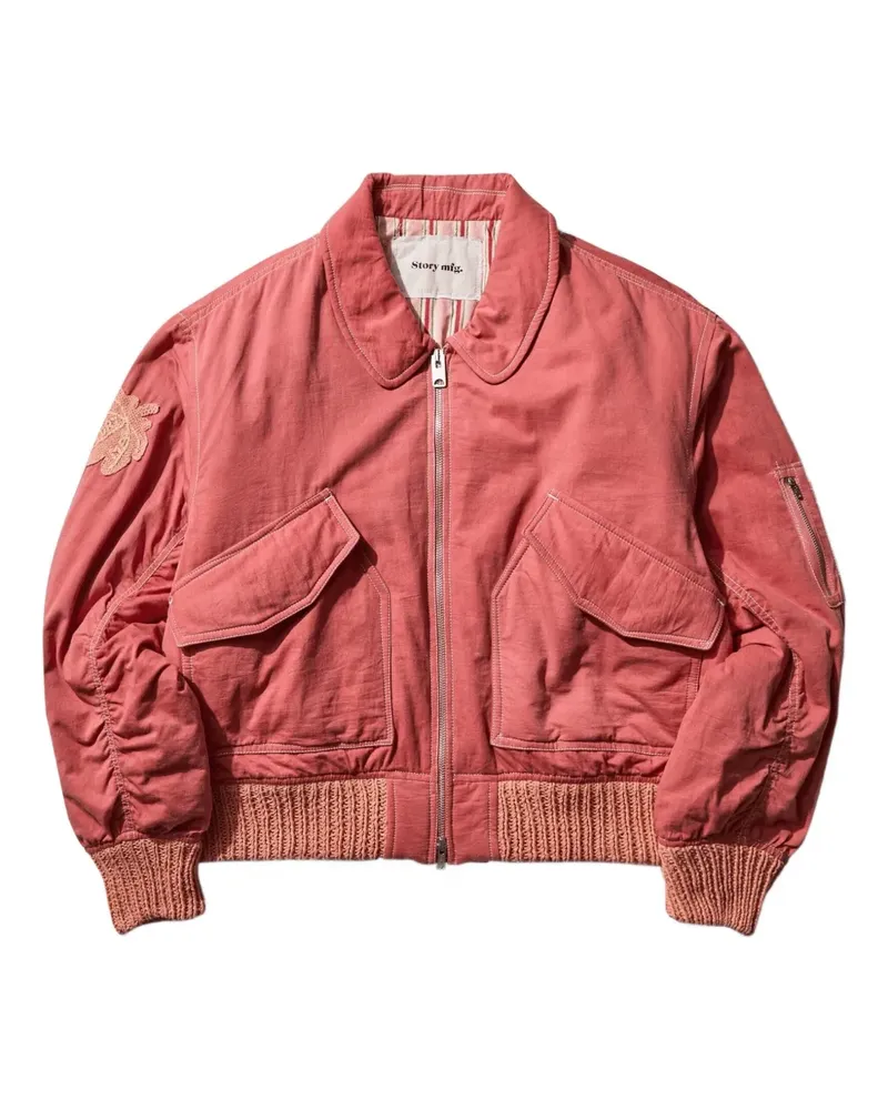STORY mfg. Klassische Bomberjacke - Rosa Rosa