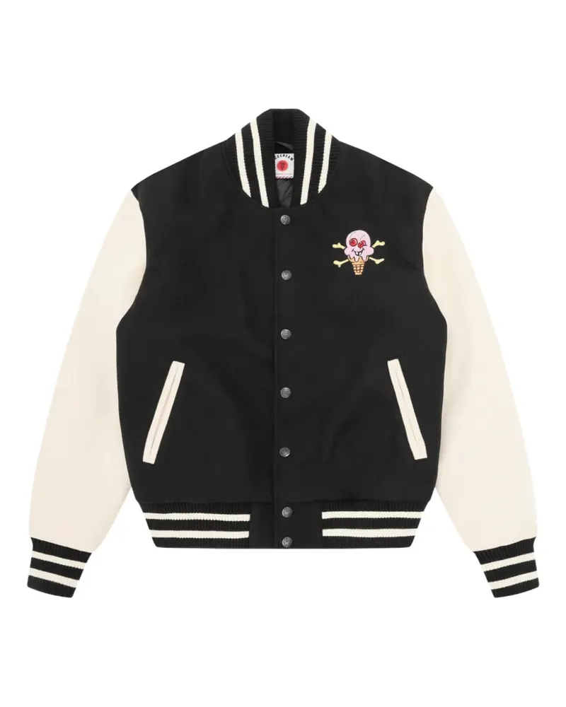 ICECREAM Collegejacke mit Logo-Patch - Schwarz Schwarz