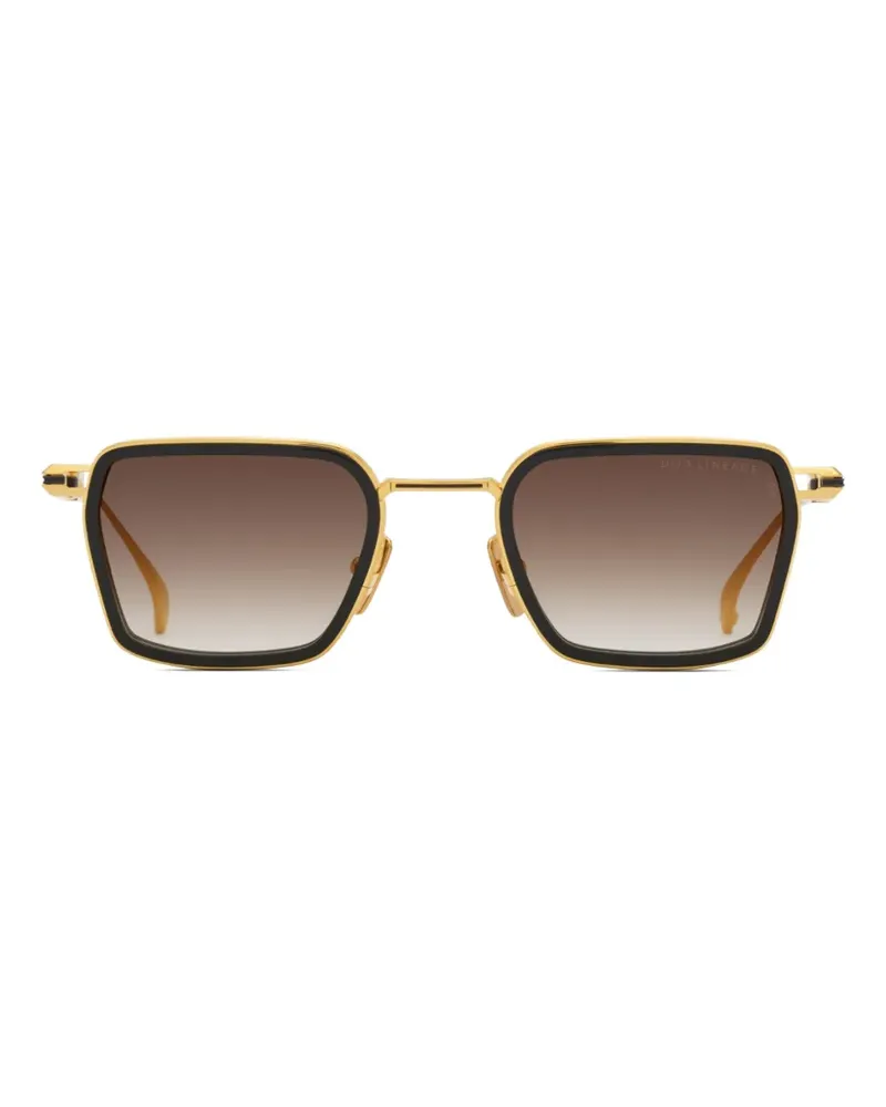 DITA Lineage.70X geometric-frame sunglasses - Gold Gold