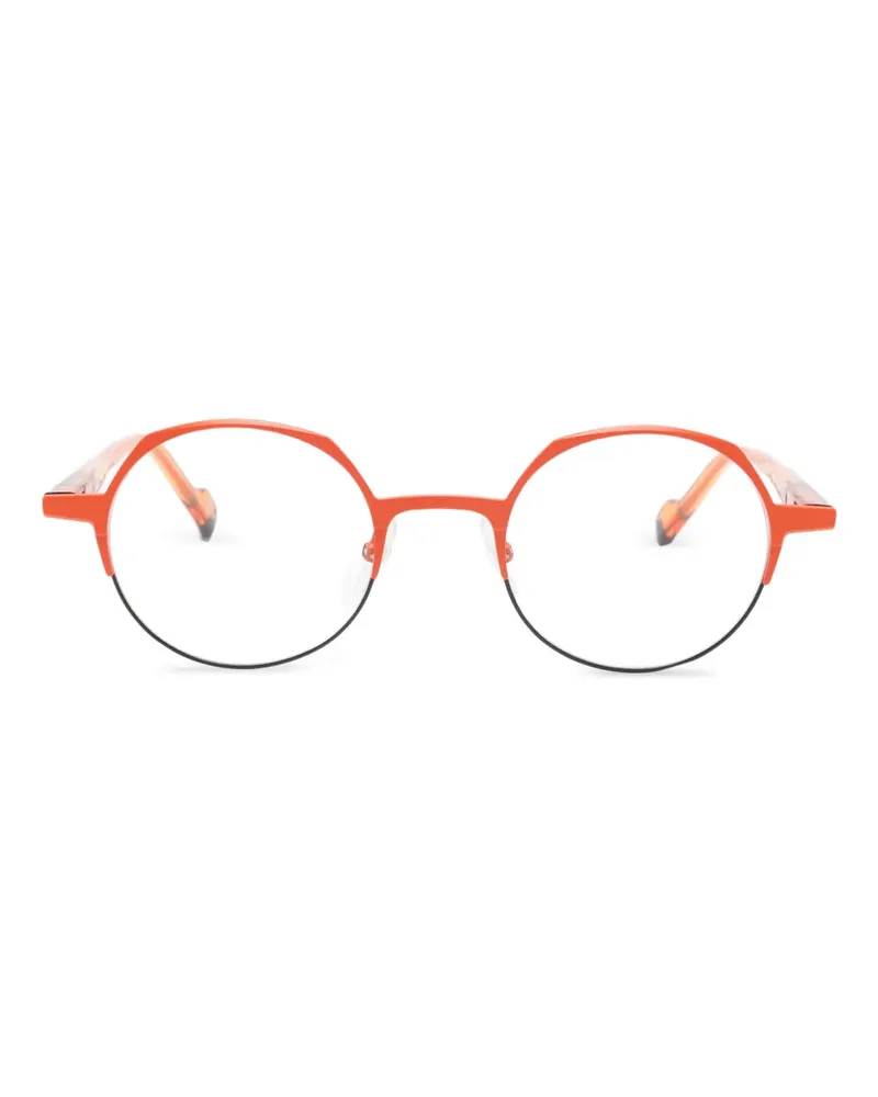 Etnia Barcelona Brille mit rundem Gestell - Orange Orange
