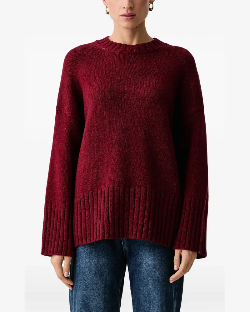 Barbour Gerippter Gaia Pullover - Rot Rot