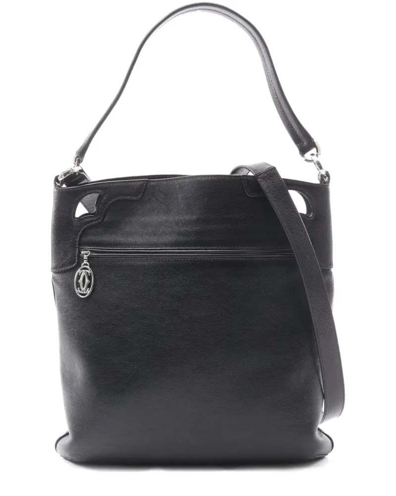 Cartier 2000 Marcello Schultertasche - Schwarz Schwarz