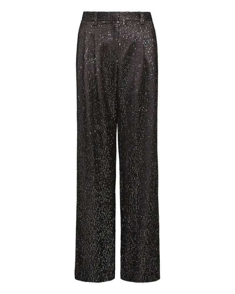 TWP Sulli sequined trousers - Schwarz Schwarz