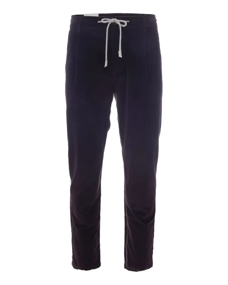 Eleventy Cordhose mit Falten - Violett Violett