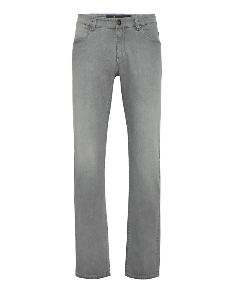Billionaire embroidered five-pocket trousers - Grau Grau