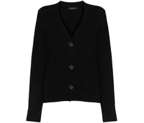 Cardigan im Oversized-Look - Schwarz