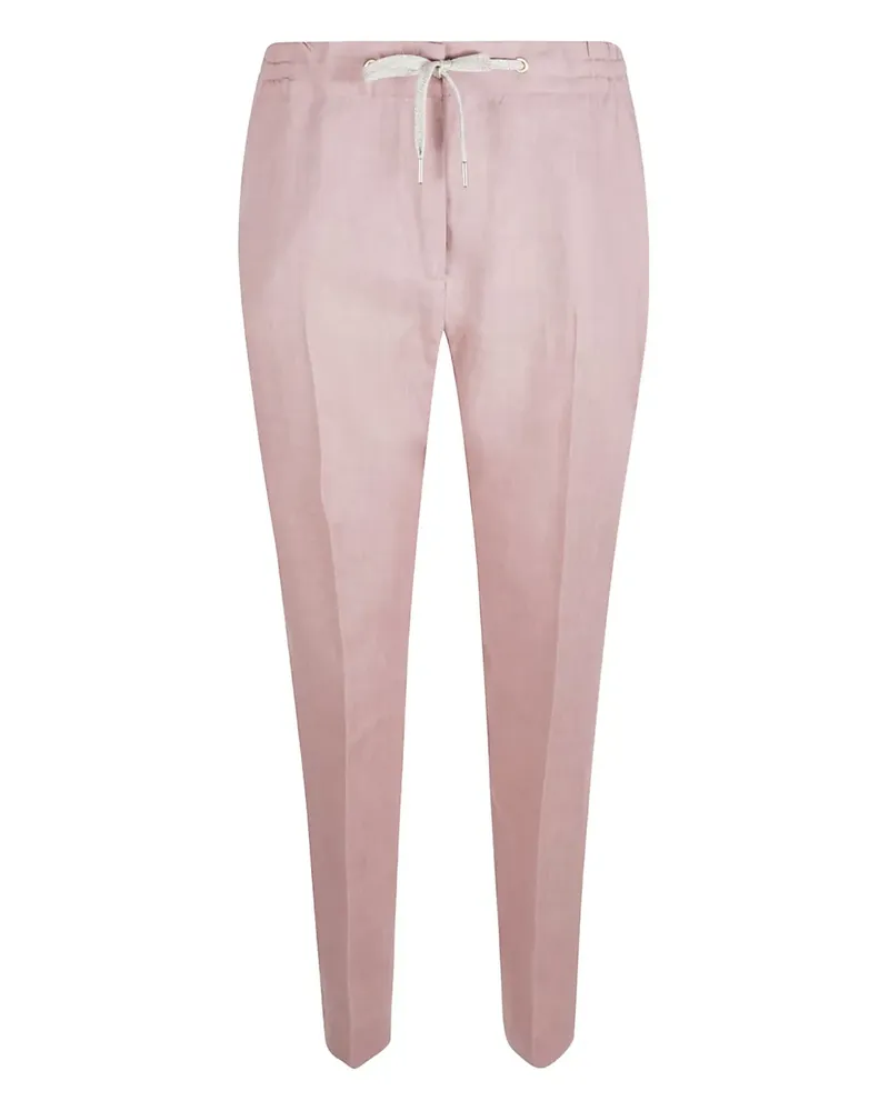 Eleventy elasticated-waistband trousers - Rosa Rosa
