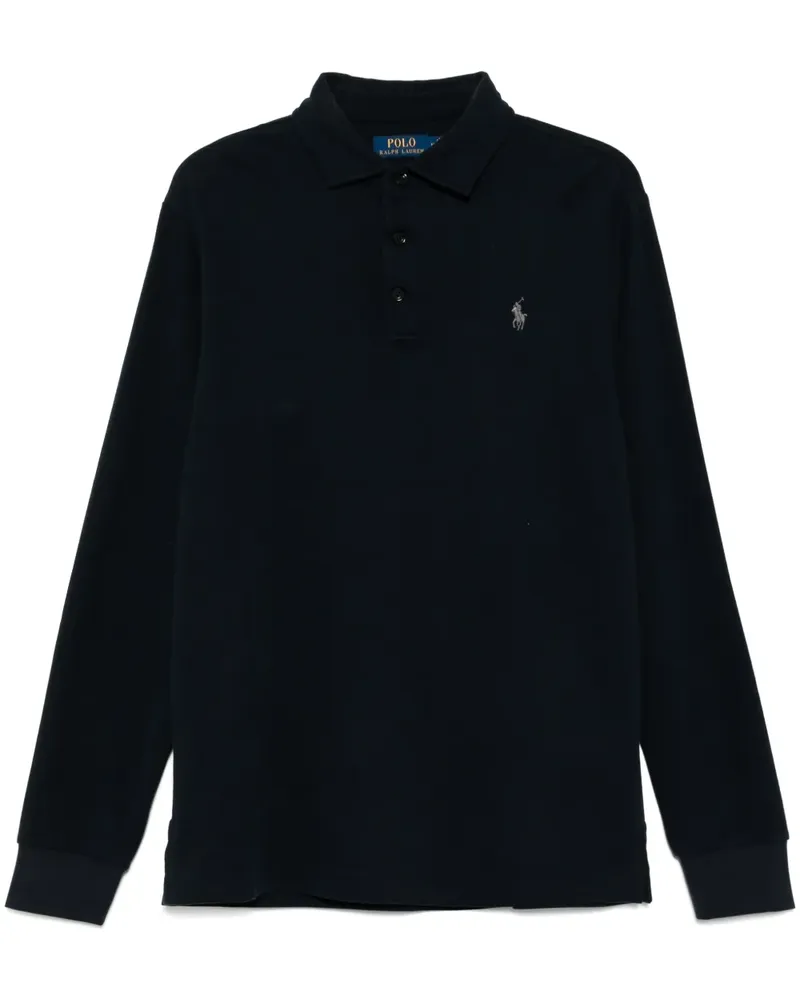 Ralph Lauren Poloshirt mit Polo Pony - Blau Blau