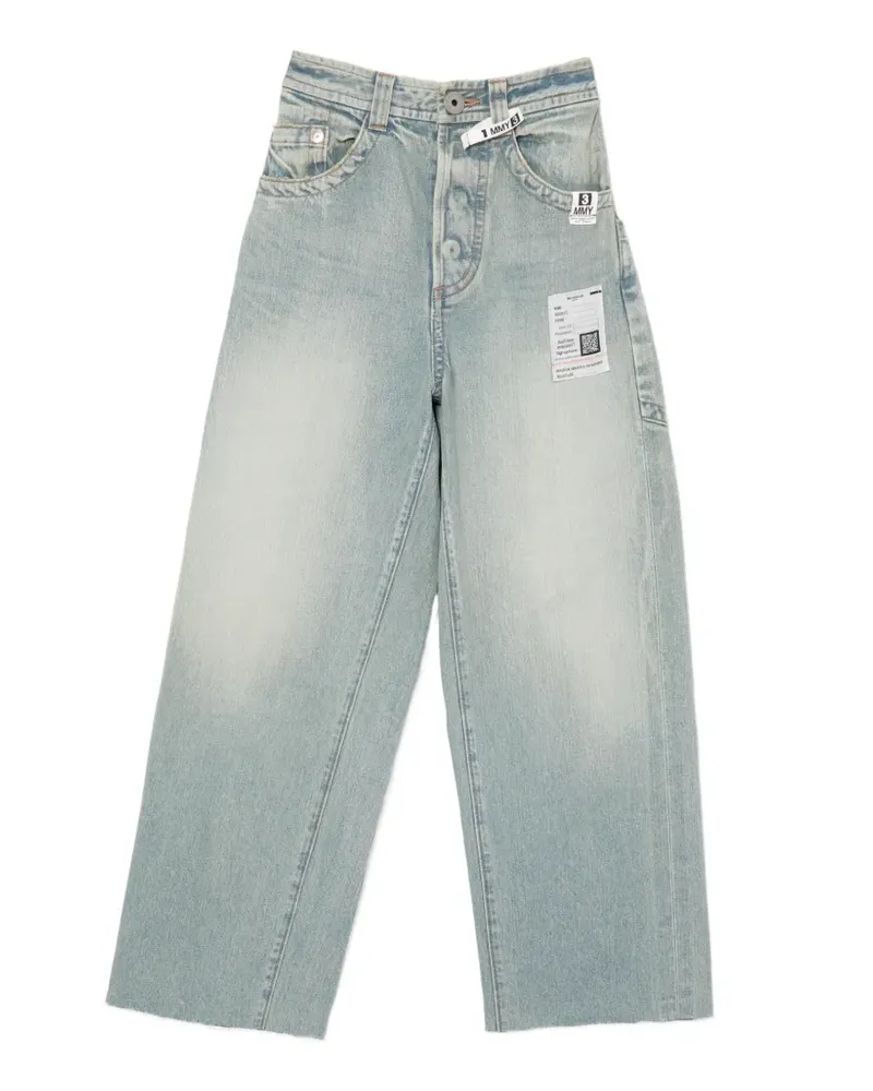 MIHARAYASUHIRO Jeans mit Logo-Patch - Blau Blau