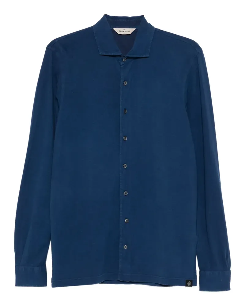 Gran Sasso Langärmeliges Hemd - Blau Blau