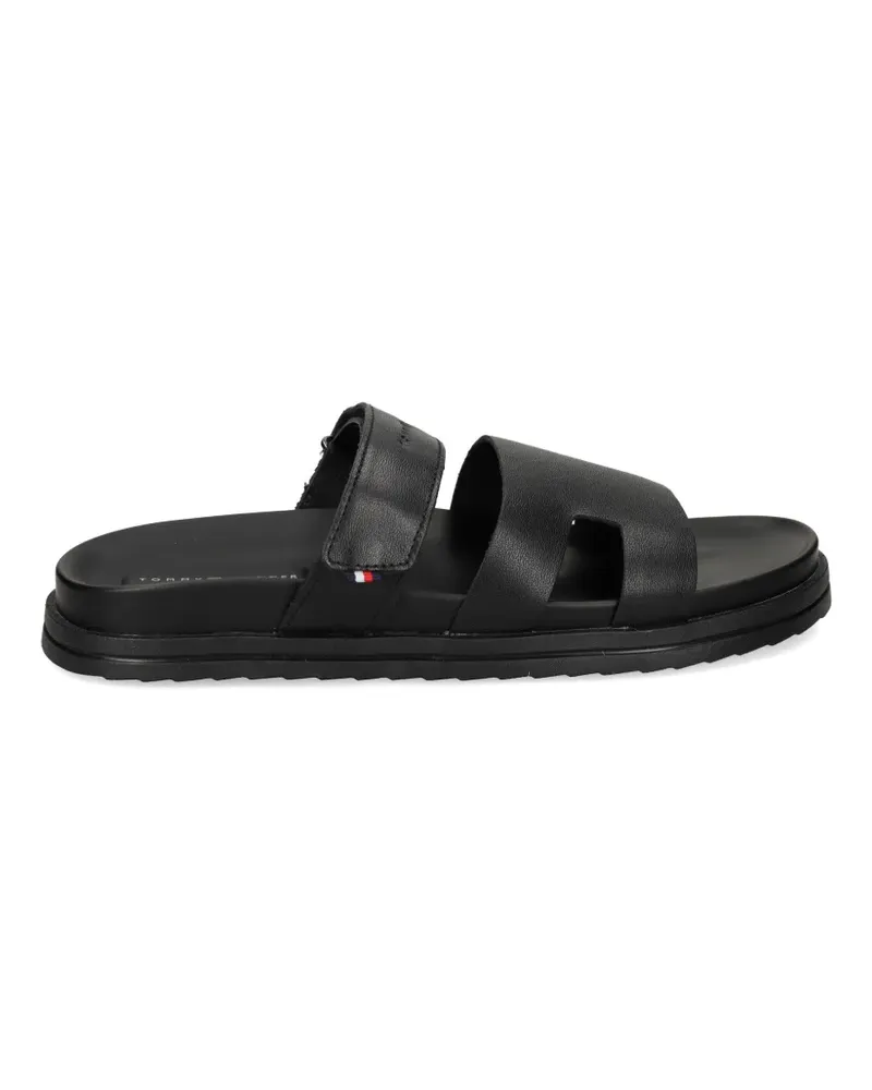 Tommy Hilfiger Sandalen mit Logo - Schwarz Schwarz