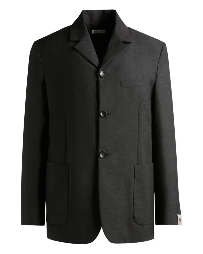 Bally Sakko mit fallendem Revers - Grau Grau
