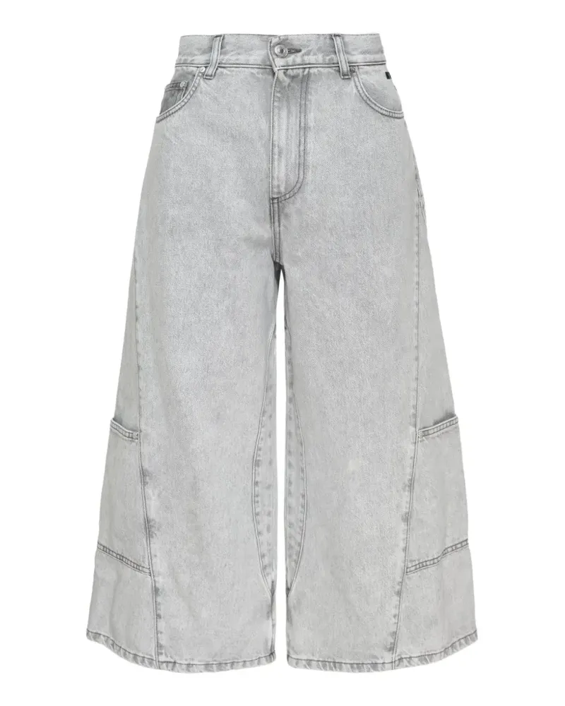 MSGM acid-wash cargo shorts - Grau Grau