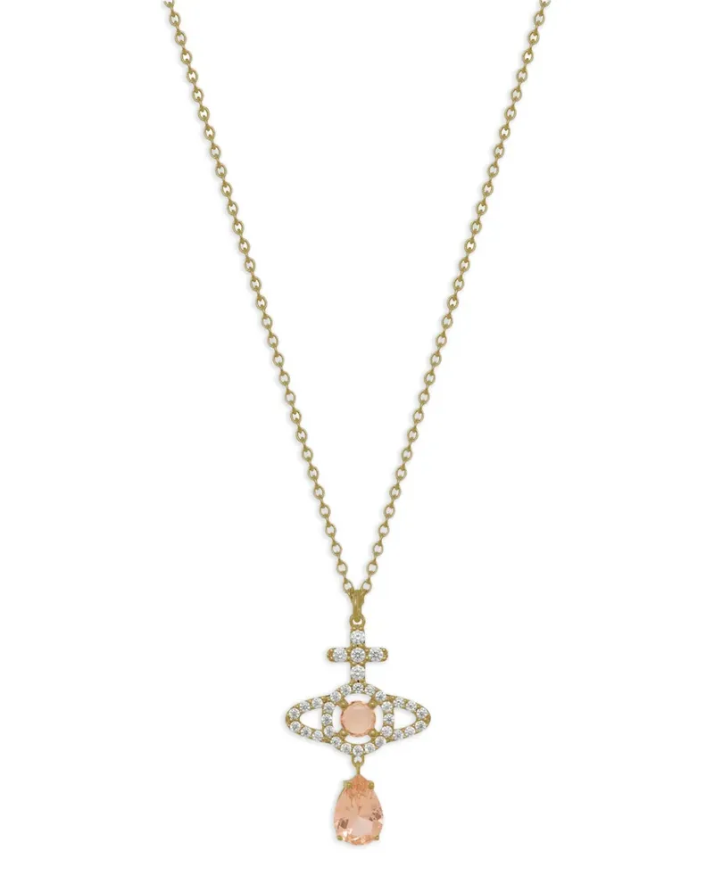 Vivienne Westwood Olympia Halskette mit Kristallen - Gold Gold