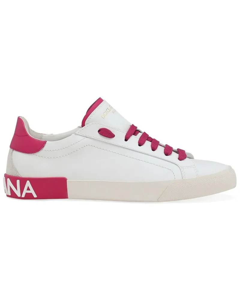 Dolce & Gabbana Portofino Sneakers - Weiß Weiß