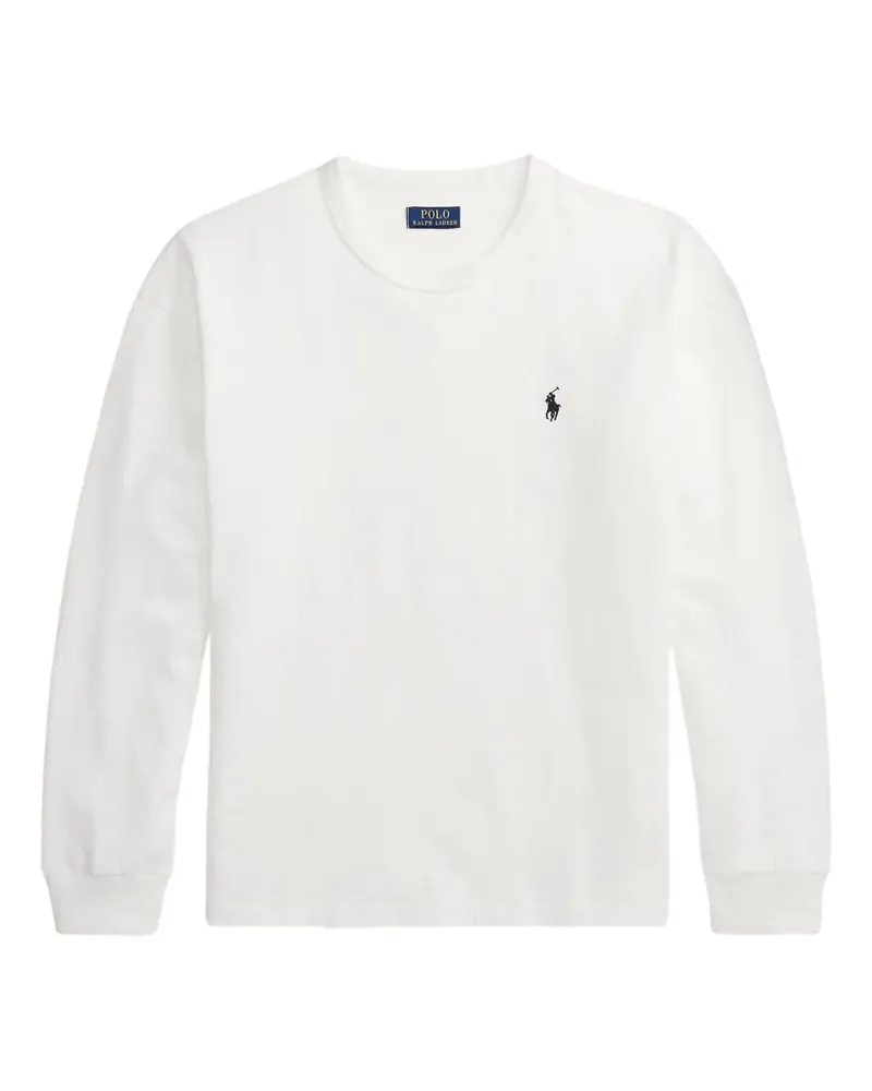 Ralph Lauren Sweatshirt mit Logo-Stickerei - Weiß Weiß