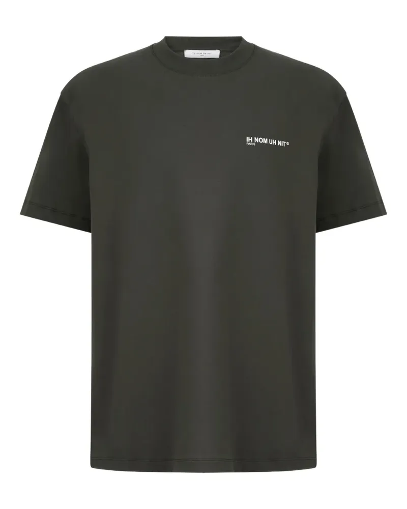 IH NOM UH NIT T-Shirt mit Leoparden-Print - Grün Grün