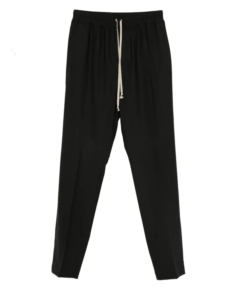 Rick Owens Hose mit Kordelzug - Schwarz Schwarz
